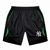 Men's New York Yankees Black Green Stripe MLB Shorts,baseball caps,new era cap wholesale,wholesale hats
